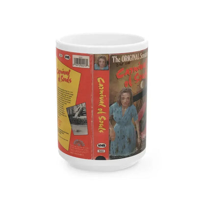 CARNIVAL OF SOULS GOODTIMES HOME VIDEO (VHS COVER) - White Coffee Mug 15oz - Go Mug Yourself
