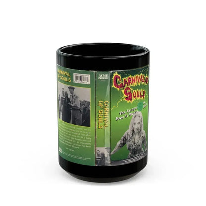 CARNIVAL OF SOULS (VHS COVER) - Black Coffee Mug 15oz - Go Mug Yourself