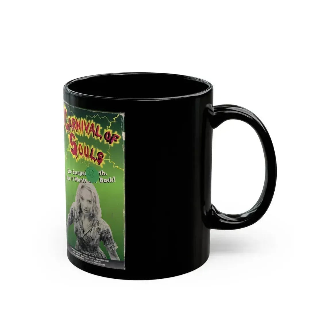 CARNIVAL OF SOULS (VHS COVER) - Black Coffee Mug - Go Mug Yourself