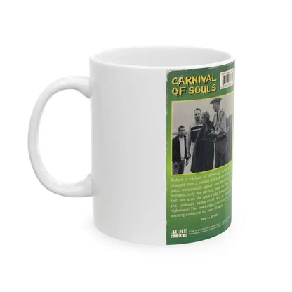 CARNIVAL OF SOULS (VHS COVER) - White Coffee Mug - Go Mug Yourself