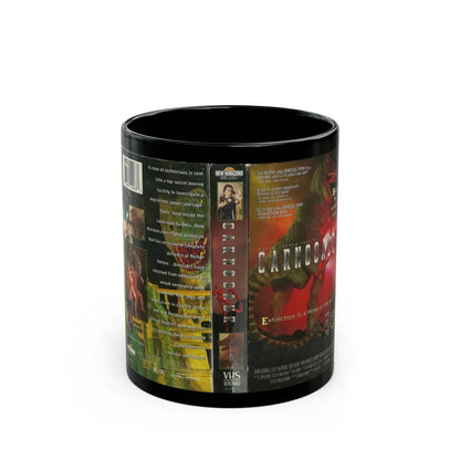 CARNOSAUR 2 (VHS COVER) - Black Coffee Mug-11oz-Go Mug Yourself