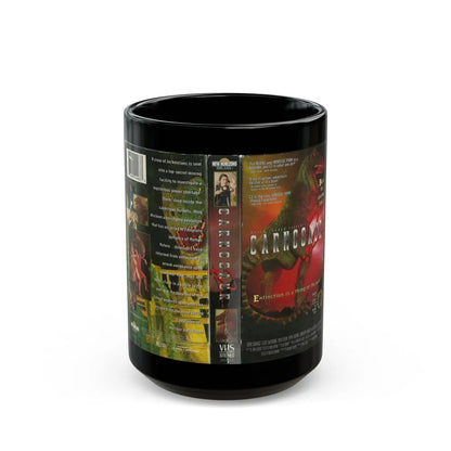 CARNOSAUR 2 (VHS COVER) - Black Coffee Mug-15oz-Go Mug Yourself