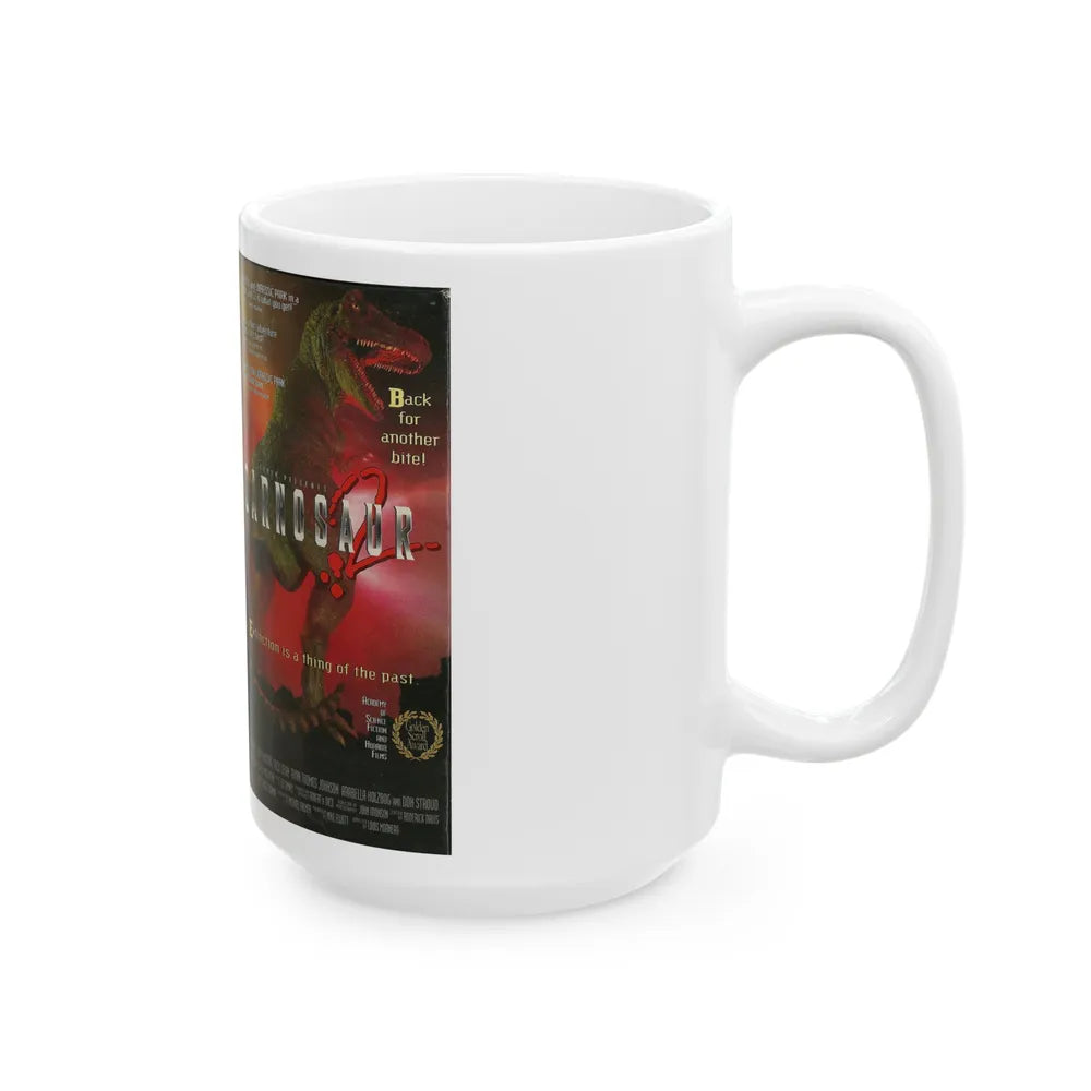 CARNOSAUR 2 (VHS COVER) - White Coffee Mug-Go Mug Yourself