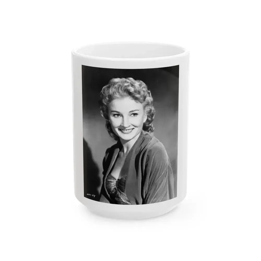 Carol Ohmart #01 (Vintage Female Icon) White Coffee Mug 15oz - Go Mug Yourself