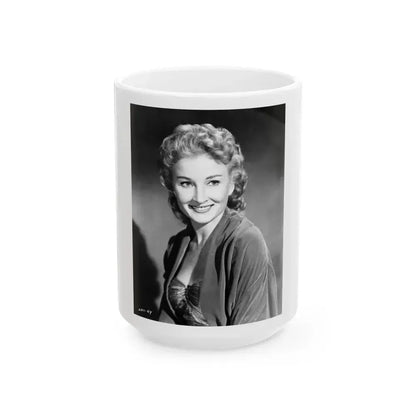 Carol Ohmart #01 (Vintage Female Icon) White Coffee Mug 15oz - Go Mug Yourself