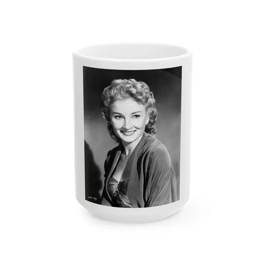 Carol Ohmart #01 (Vintage Female Icon) White Coffee Mug 15oz - Go Mug Yourself