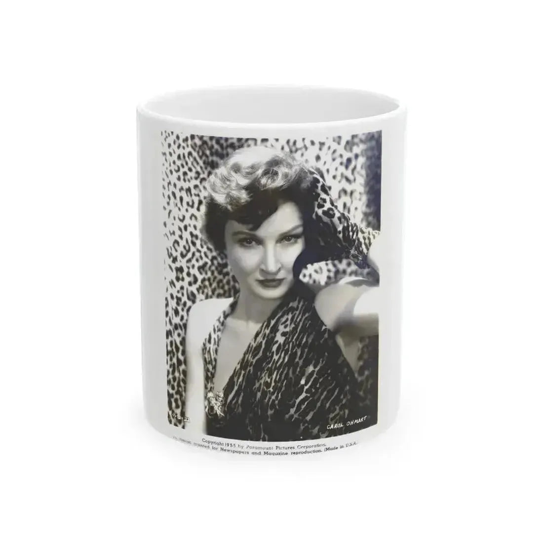 Carol Ohmart #03 (Vintage Female Icon) White Coffee Mug 11oz - Go Mug Yourself
