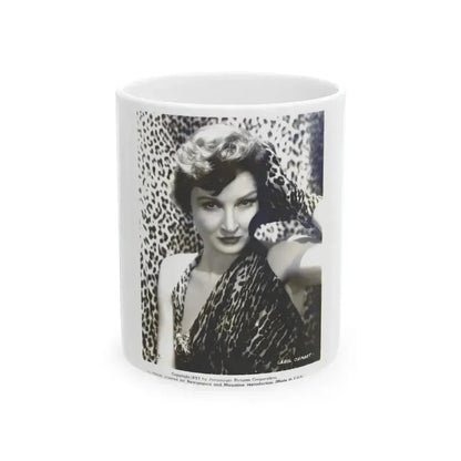 Carol Ohmart #03 (Vintage Female Icon) White Coffee Mug 11oz - Go Mug Yourself