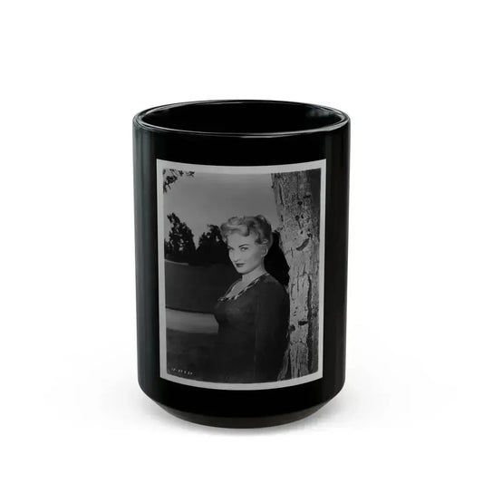 Carol Ohmart #05 (Vintage Female Icon) Black Coffee Mug 15oz - Go Mug Yourself
