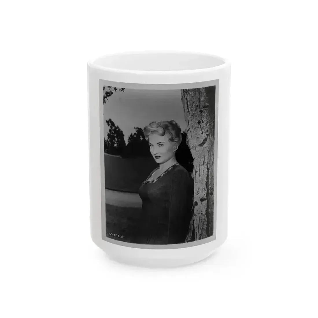 Carol Ohmart #05 (Vintage Female Icon) White Coffee Mug 15oz - Go Mug Yourself
