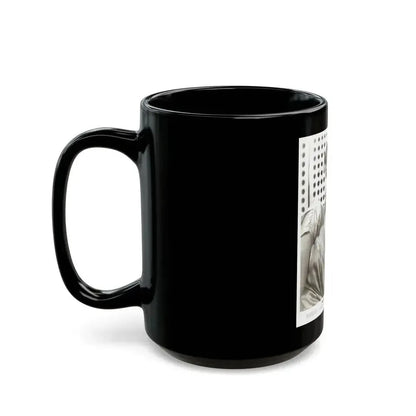 Carol Ohmart #06 (Vintage Female Icon) Black Coffee Mug - Go Mug Yourself