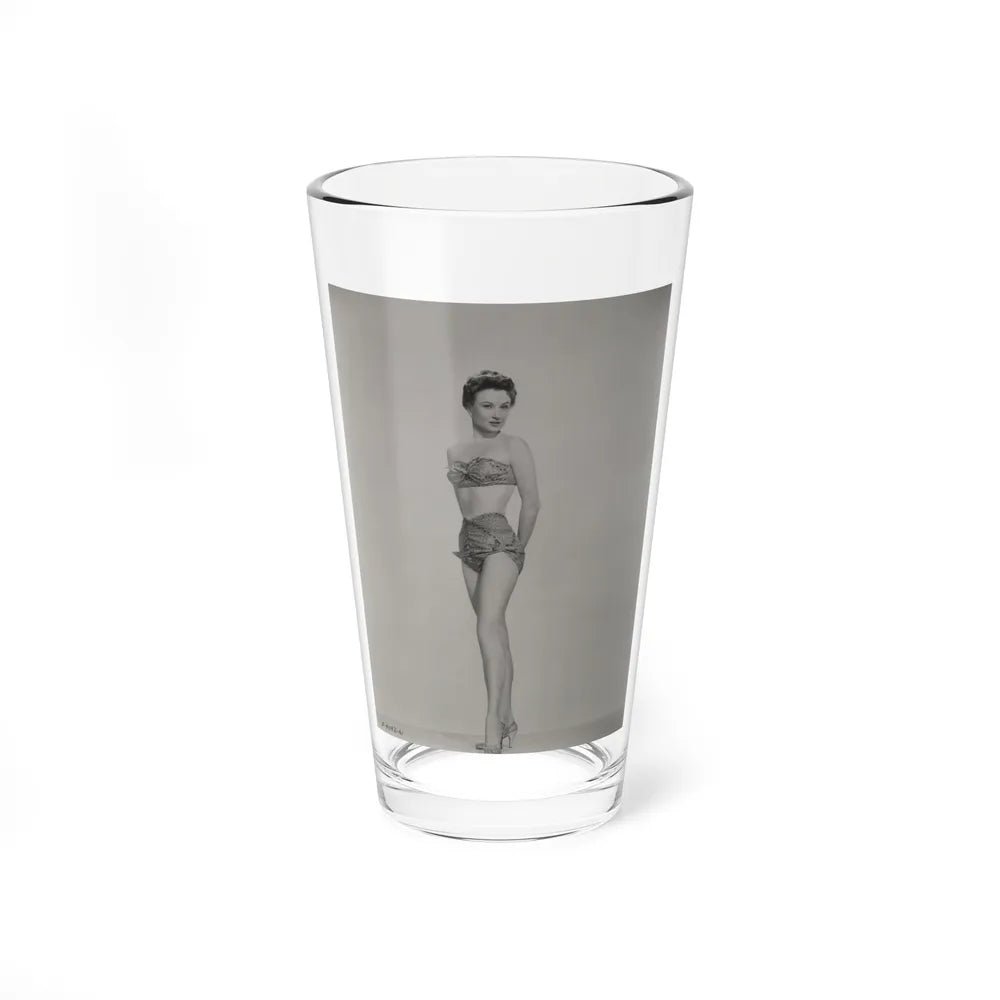 Carol Ohmart #08 - Negative Struck 50's Era Pin-Up Photo High Quality Re-Print (Vintage Female Icon) Pint Glass 16oz-16oz-Go Mug Yourself