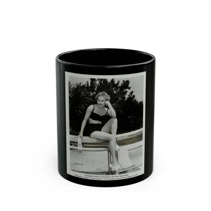 Carol Ohmart #10 (Vintage Female Icon) Black Coffee Mug 11oz - Go Mug Yourself