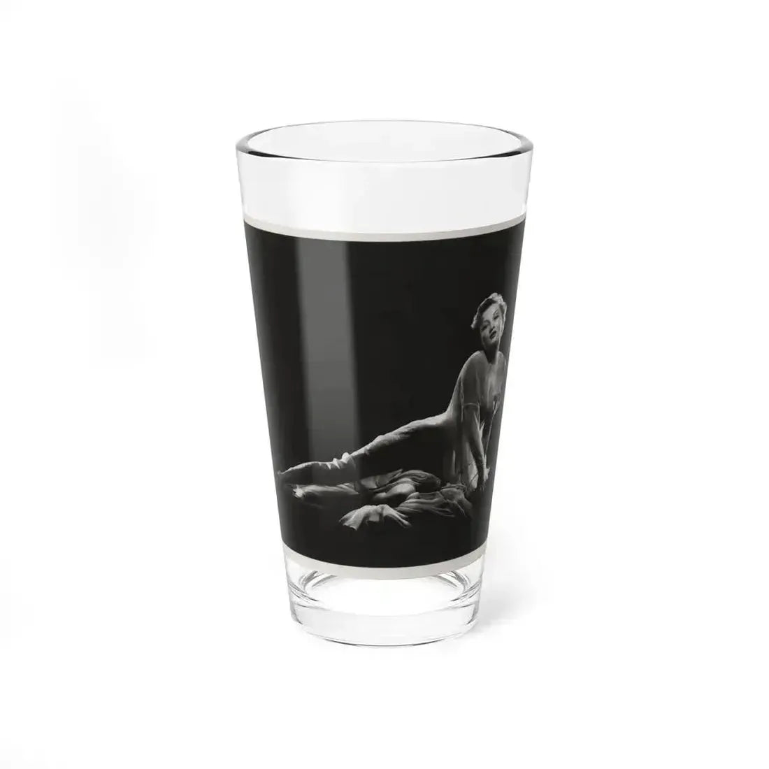 Carol Ohmart #12 - Vintage B&W 8x10 Vargas Original 1955 or 1956 Full Body Glamour Photo (Vintage Female Icon) Pint Glass 16oz 16oz - Go Mug Yourself