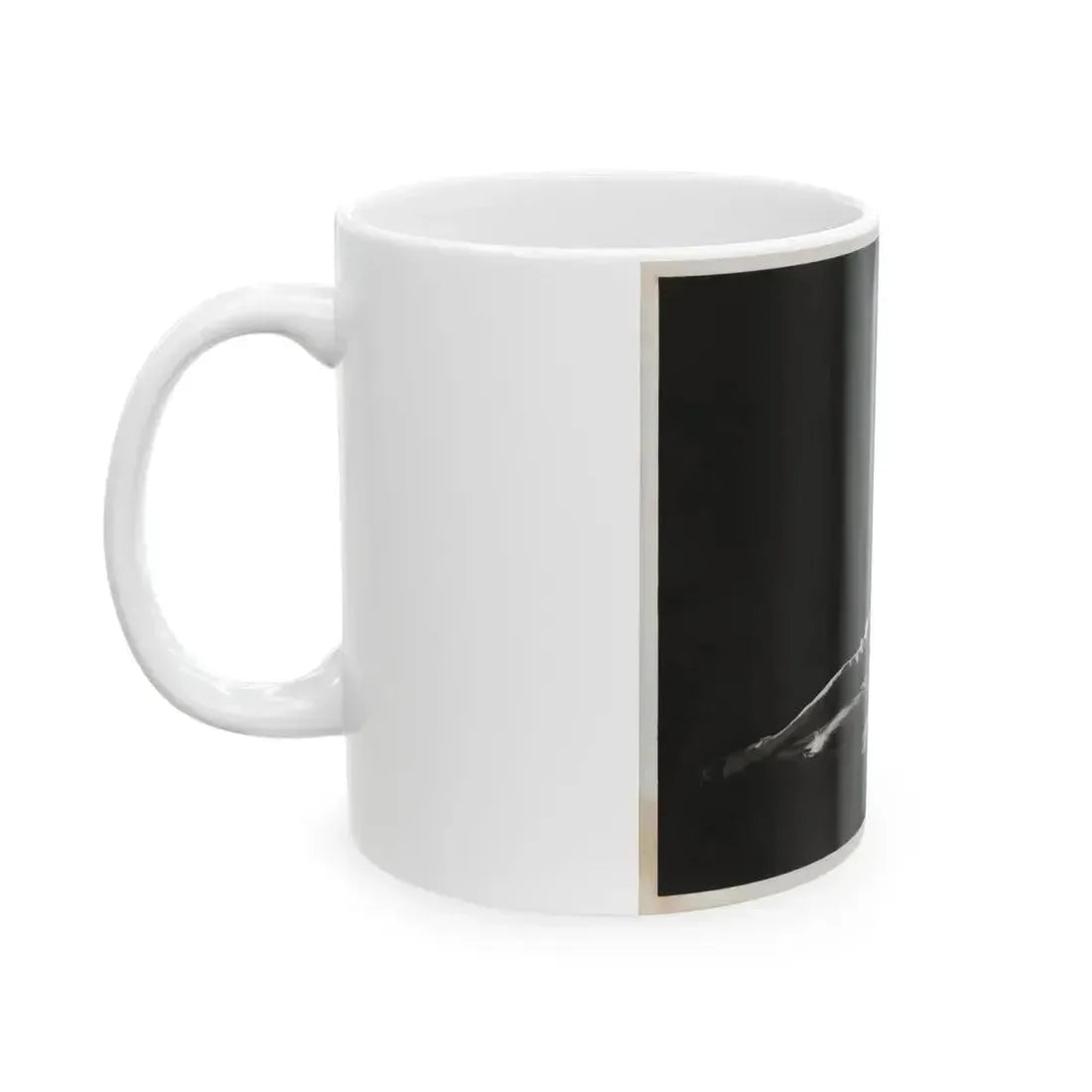 Carol Ohmart #12 - Vintage B&W 8x10 Vargas Original 1955 or 1956 Full Body Glamour Photo (Vintage Female Icon) White Coffee Mug - Go Mug Yourself