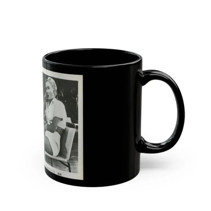 Carol Ohmart #14 (Vintage Female Icon) Black Coffee Mug - Go Mug Yourself