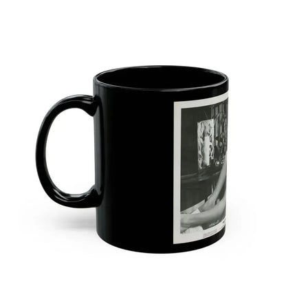 Carol Ohmart #14 (Vintage Female Icon) Black Coffee Mug - Go Mug Yourself