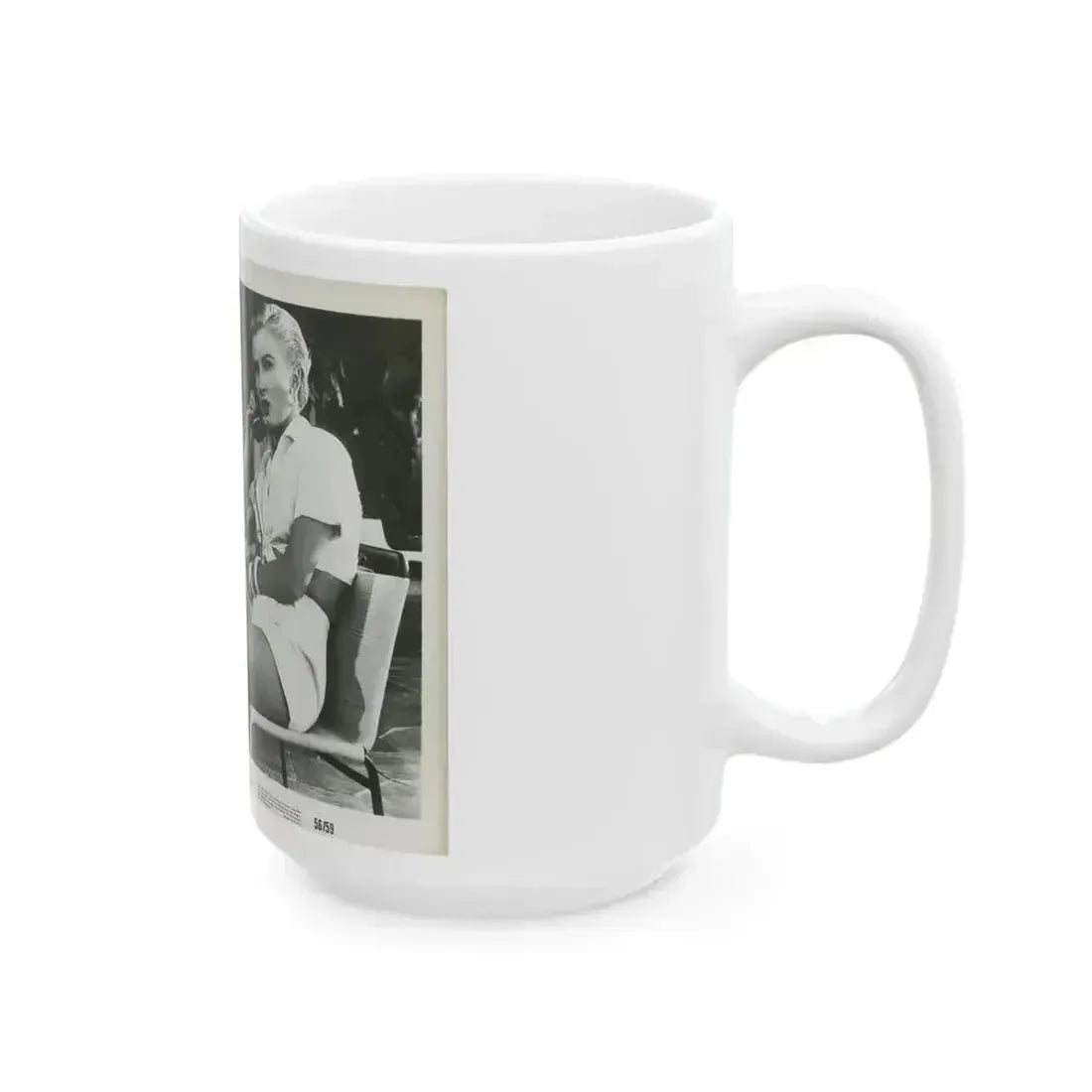 Carol Ohmart #14 (Vintage Female Icon) White Coffee Mug - Go Mug Yourself