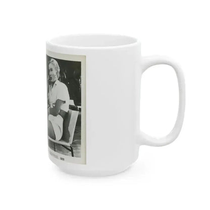 Carol Ohmart #14 (Vintage Female Icon) White Coffee Mug - Go Mug Yourself