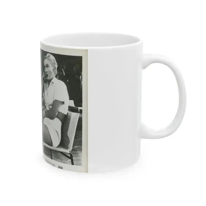 Carol Ohmart #14 (Vintage Female Icon) White Coffee Mug - Go Mug Yourself