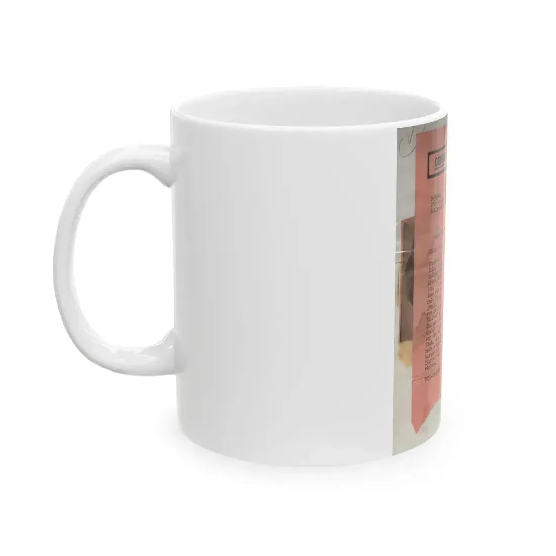 Carol Ohmart #22 - Vintage B&W 7x9 Glamour Portrait Photo from 6-21-55 1 (Vintage Female Icon) White Coffee Mug - Go Mug Yourself