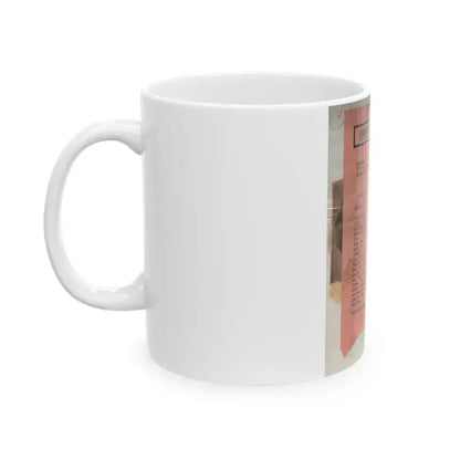 Carol Ohmart #22 - Vintage B&W 7x9 Glamour Portrait Photo from 6-21-55 1 (Vintage Female Icon) White Coffee Mug - Go Mug Yourself