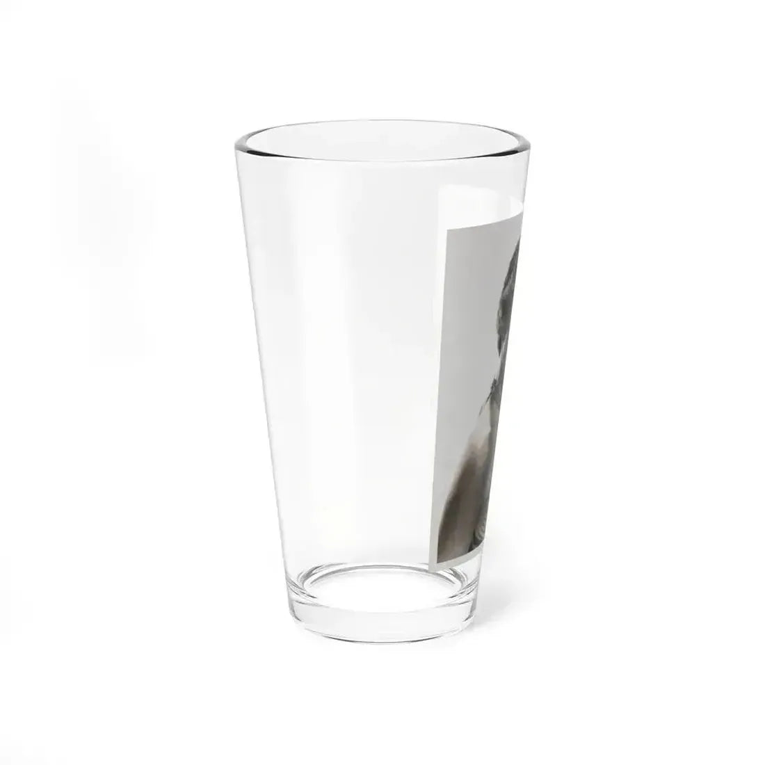 Carol Ohmart #22 - Vintage B&W 7x9 Glamour Portrait Photo from 6-21-55 (Vintage Female Icon) Pint Glass 16oz - Go Mug Yourself