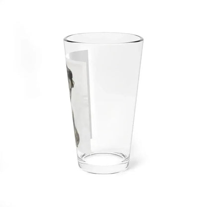 Carol Ohmart #22 - Vintage B&W 7x9 Glamour Portrait Photo from 6-21-55 (Vintage Female Icon) Pint Glass 16oz - Go Mug Yourself