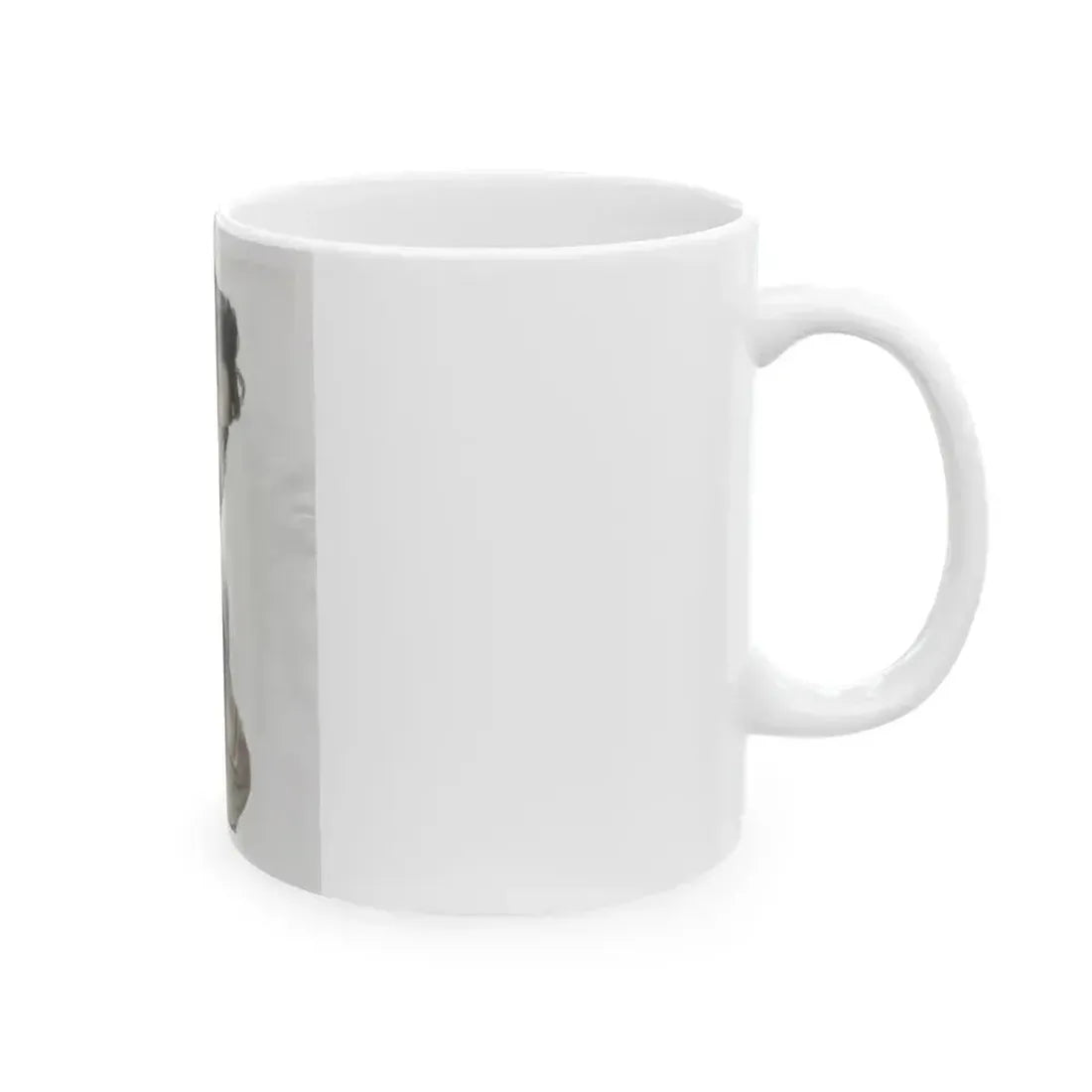 Carol Ohmart #22 - Vintage B&W 7x9 Glamour Portrait Photo from 6-21-55 (Vintage Female Icon) White Coffee Mug - Go Mug Yourself