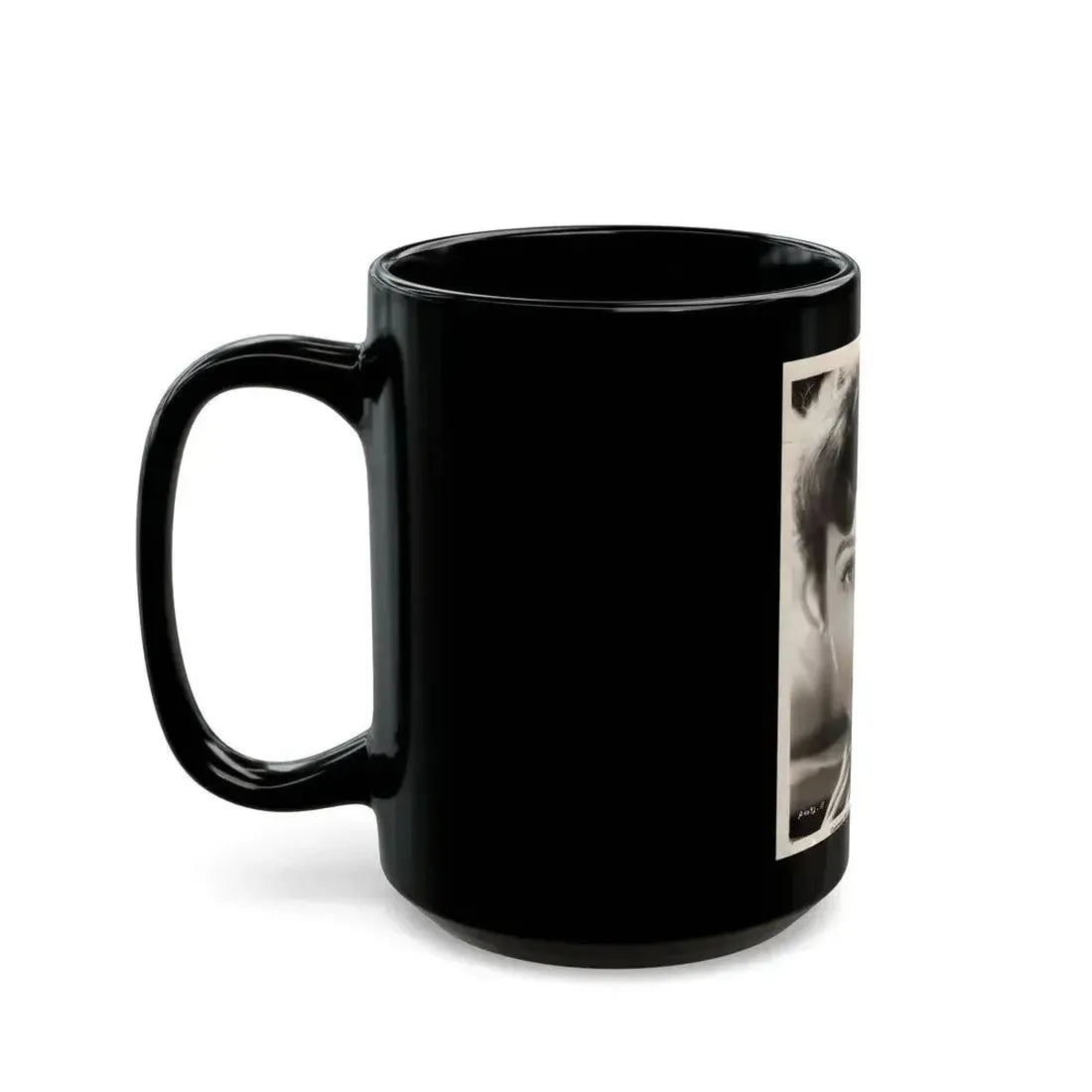 Carol Ohmart #25 (Vintage Female Icon) Black Coffee Mug - Go Mug Yourself