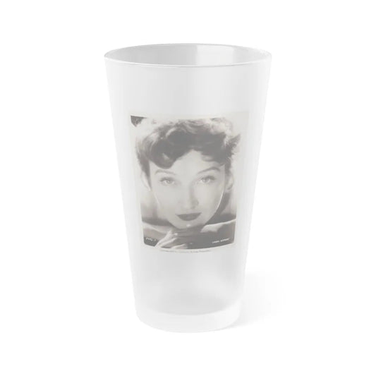 Carol Ohmart #25 (Vintage Female Icon) Frosted Pint Glass 16oz-16oz-Frosted-Go Mug Yourself