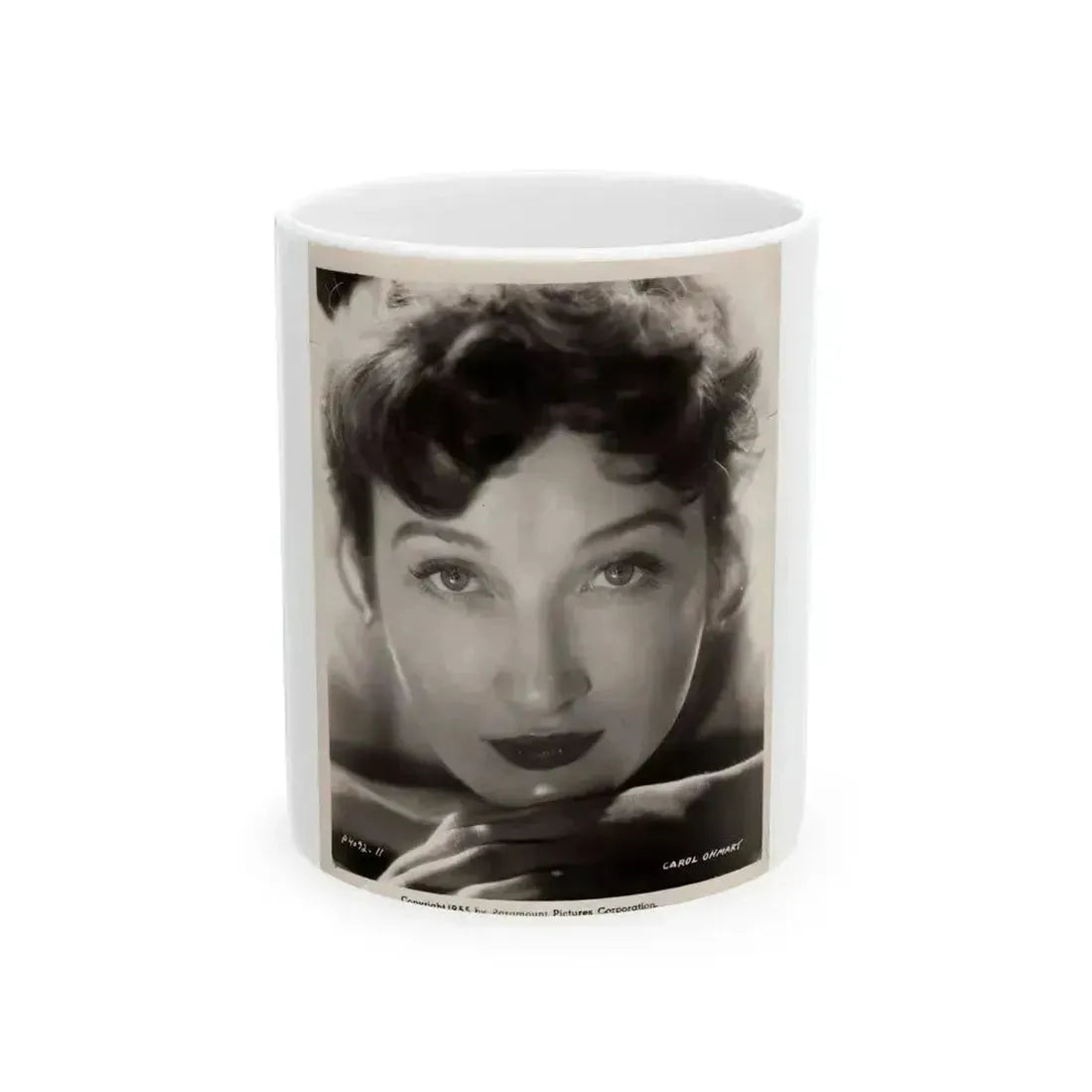 Carol Ohmart #25 (Vintage Female Icon) White Coffee Mug 11oz - Go Mug Yourself