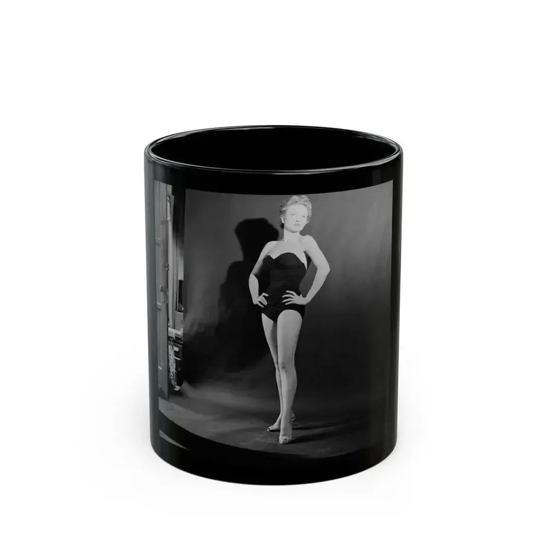 Carol Ohmart #27 (Vintage Female Icon) Black Coffee Mug 11oz - Go Mug Yourself