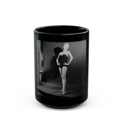 Carol Ohmart #27 (Vintage Female Icon) Black Coffee Mug 15oz - Go Mug Yourself