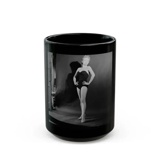 Carol Ohmart #27 (Vintage Female Icon) Black Coffee Mug 15oz - Go Mug Yourself