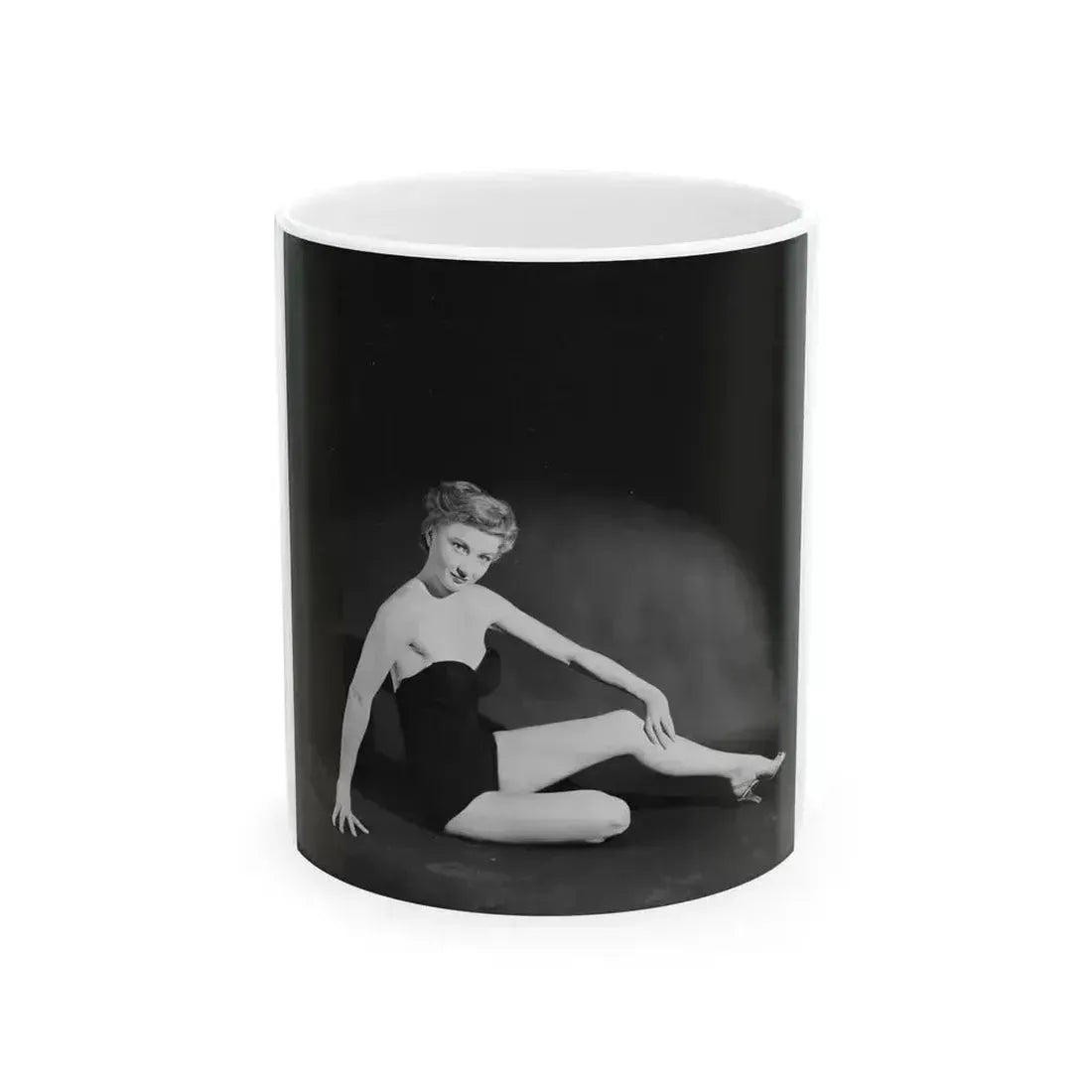 Carol Ohmart #28 (Vintage Female Icon) White Coffee Mug 11oz - Go Mug Yourself