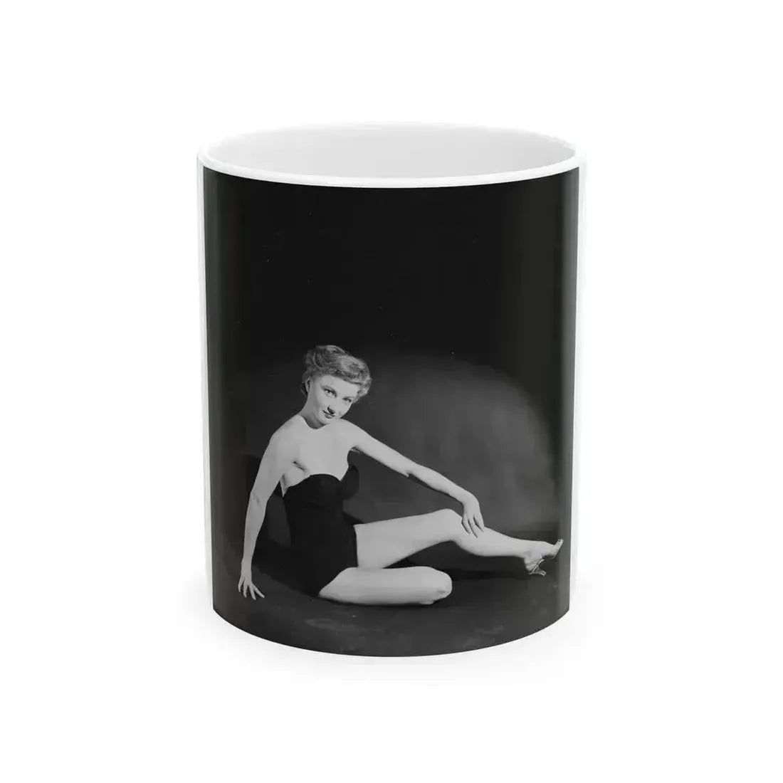 Carol Ohmart #28 (Vintage Female Icon) White Coffee Mug 11oz - Go Mug Yourself