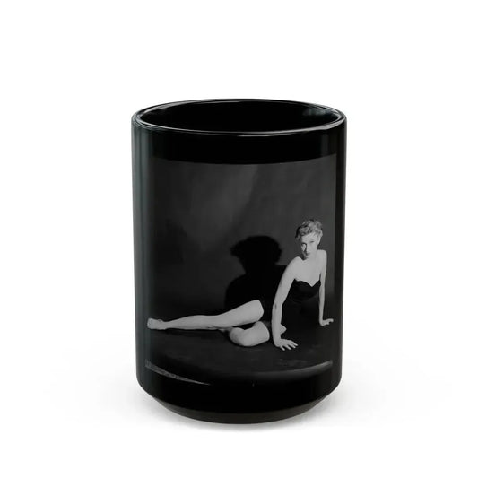 Carol Ohmart #29 (Vintage Female Icon) Black Coffee Mug 15oz - Go Mug Yourself