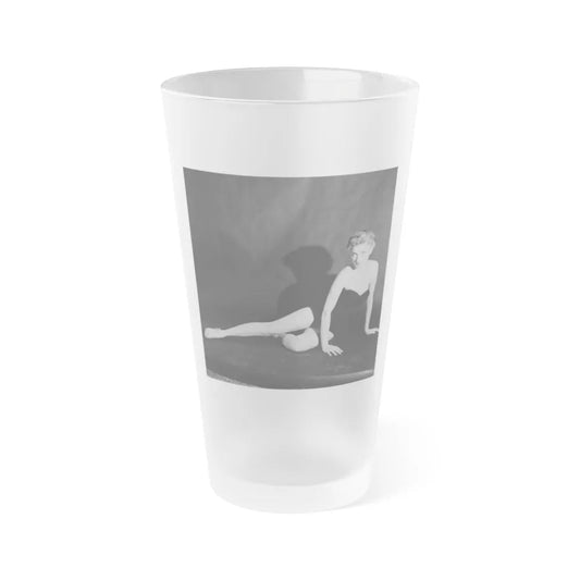 Carol Ohmart #29 (Vintage Female Icon) Frosted Pint Glass 16oz-16oz-Frosted-Go Mug Yourself