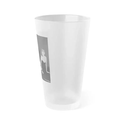 Carol Ohmart #29 (Vintage Female Icon) Frosted Pint Glass 16oz - Go Mug Yourself