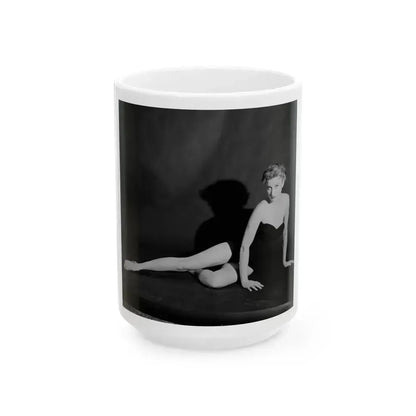 Carol Ohmart #29 (Vintage Female Icon) White Coffee Mug 15oz - Go Mug Yourself