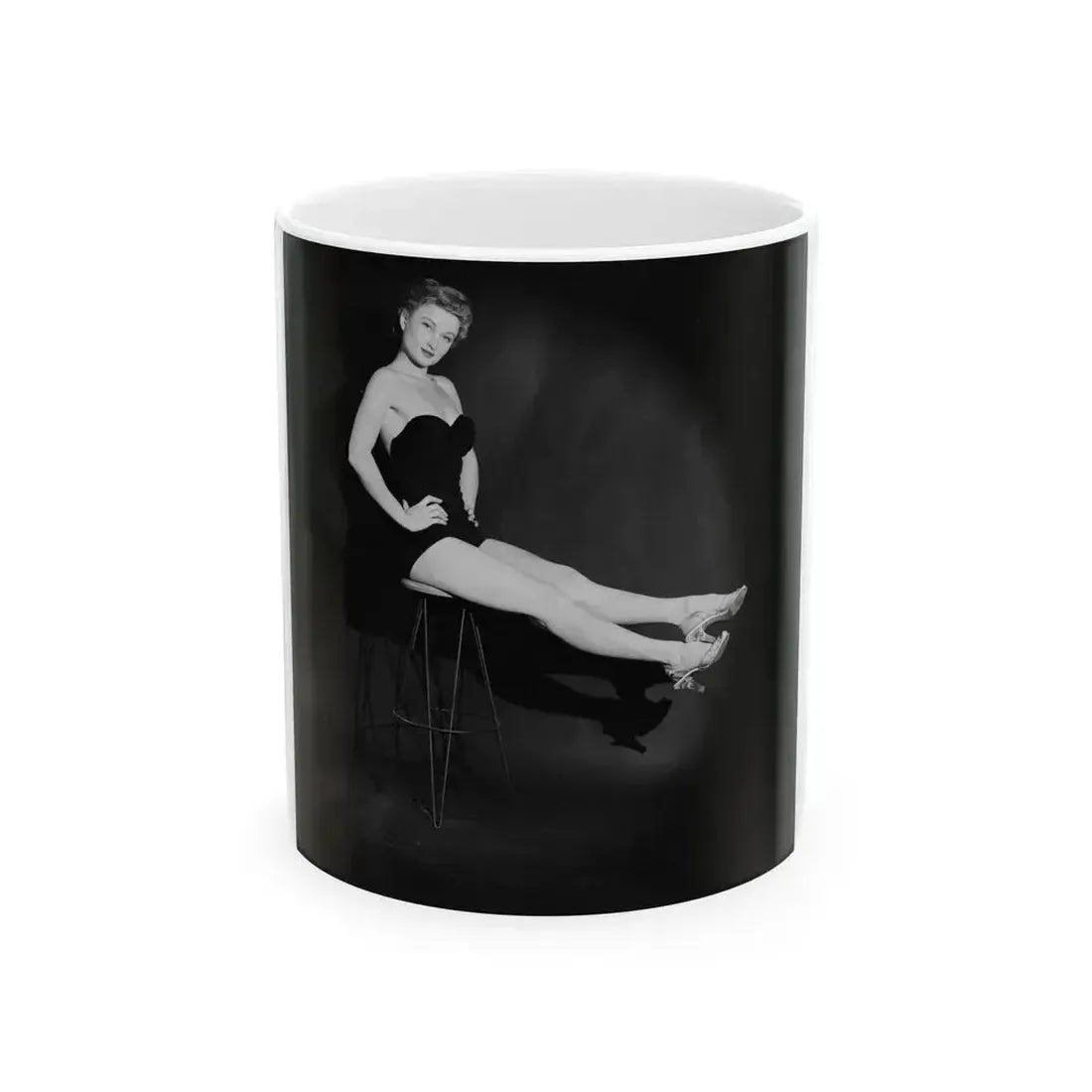 Carol Ohmart #30 (Vintage Female Icon) White Coffee Mug 11oz - Go Mug Yourself