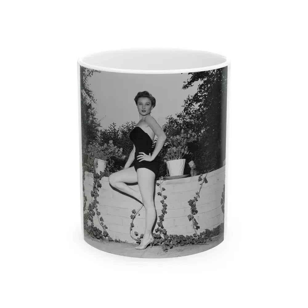Carol Ohmart #31 (Vintage Female Icon) White Coffee Mug 11oz - Go Mug Yourself