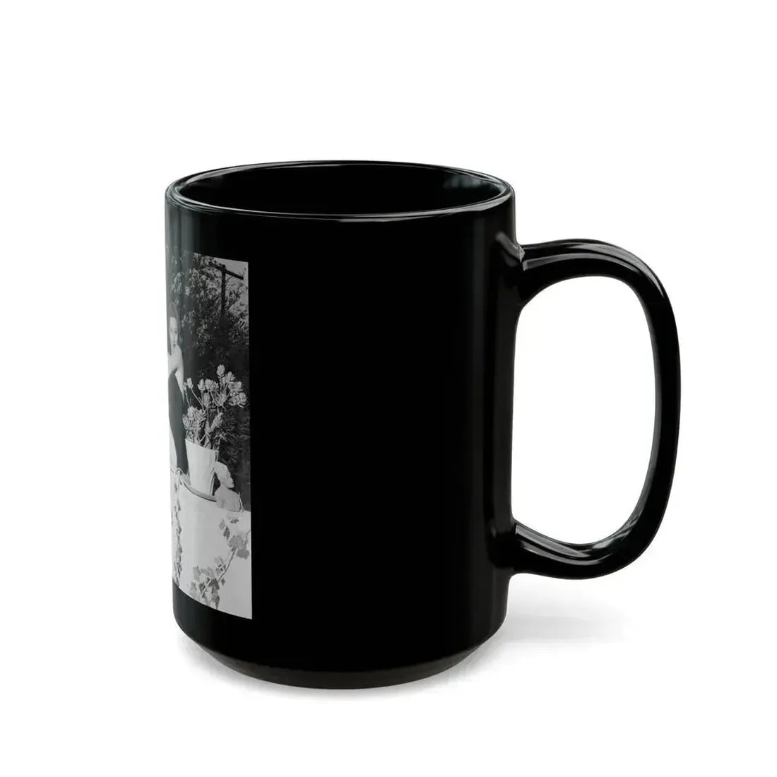 Carol Ohmart #32 (Vintage Female Icon) Black Coffee Mug - Go Mug Yourself