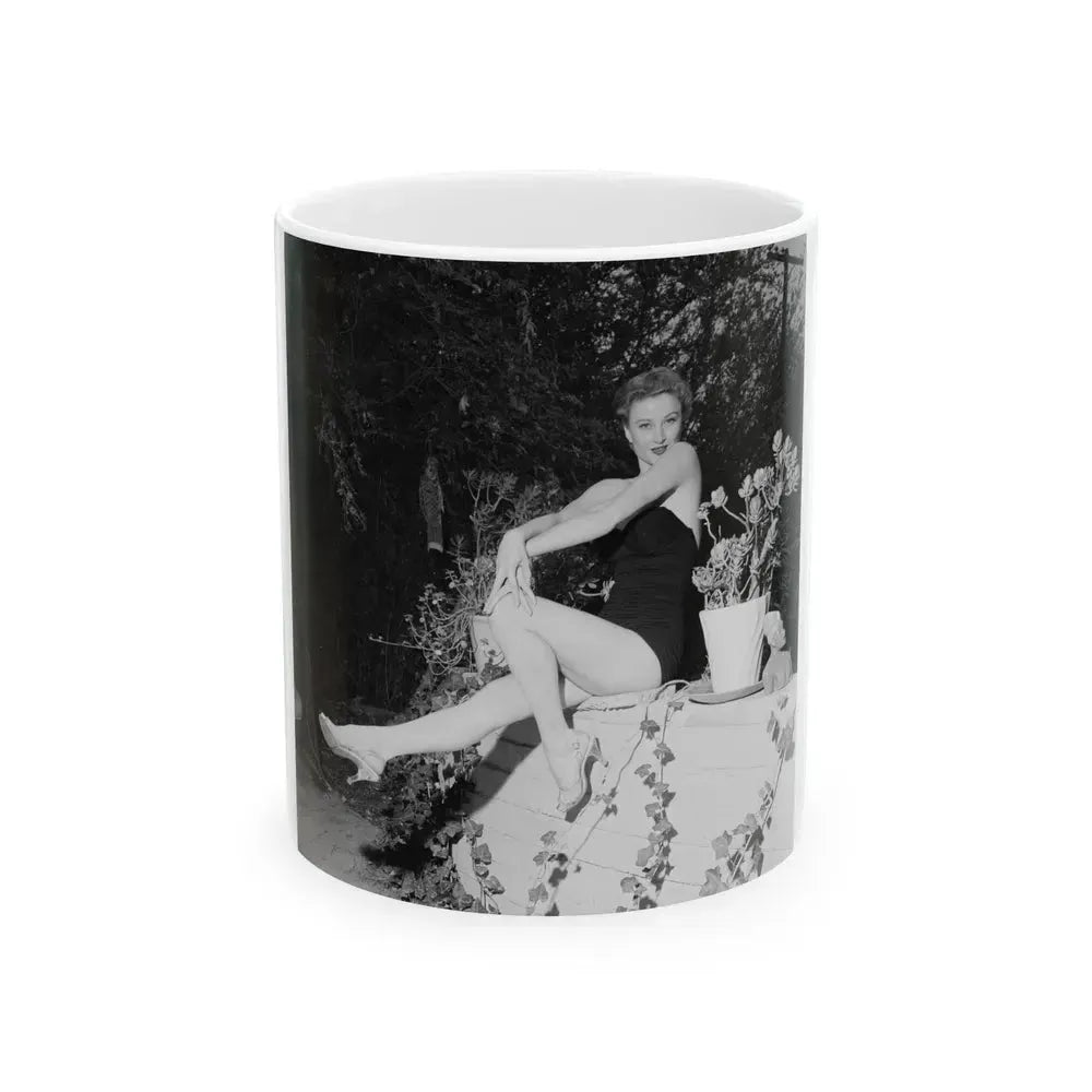 Carol Ohmart #32 (Vintage Female Icon) White Coffee Mug 11oz - Go Mug Yourself