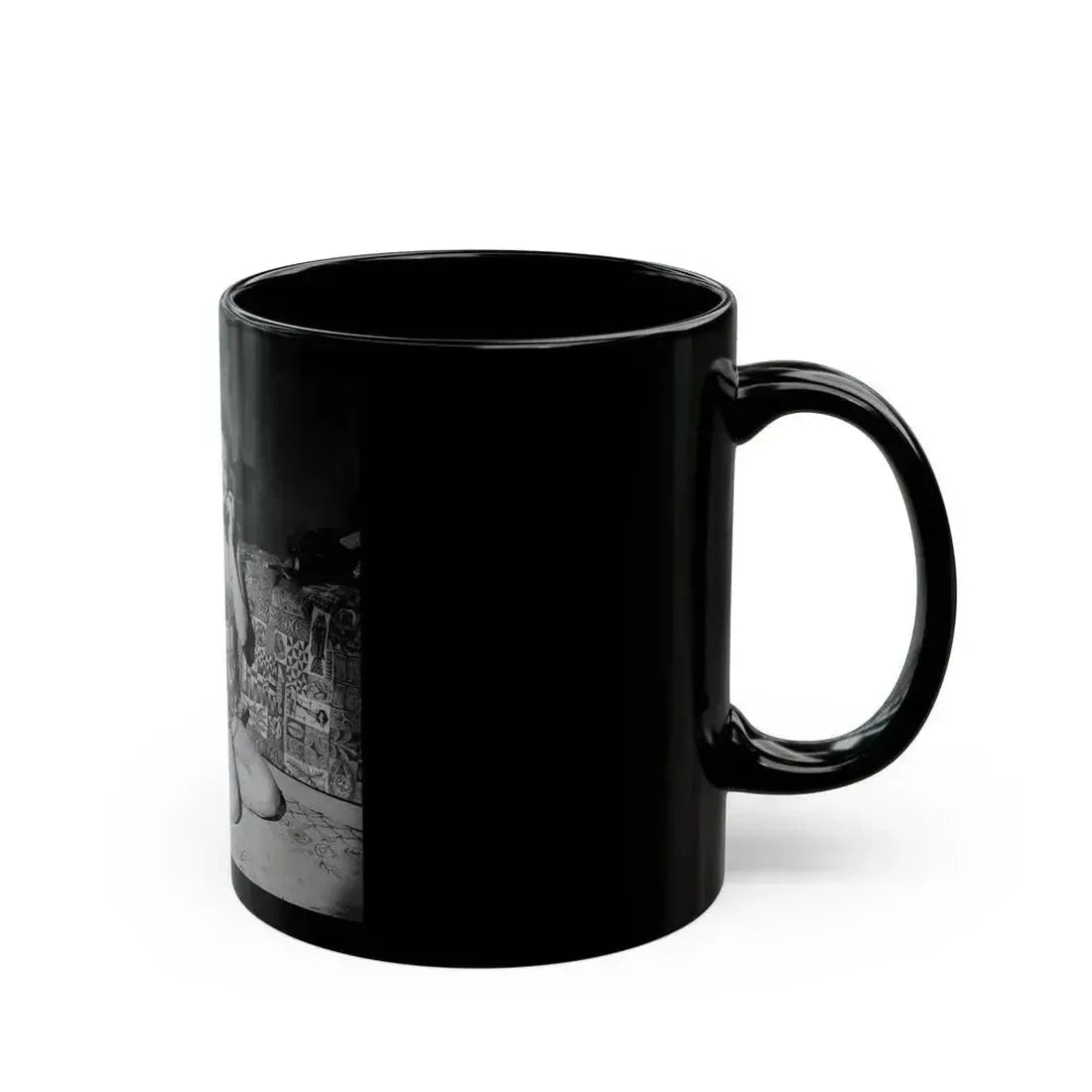 Carol Ohmart #33 (Vintage Female Icon) Black Coffee Mug - Go Mug Yourself