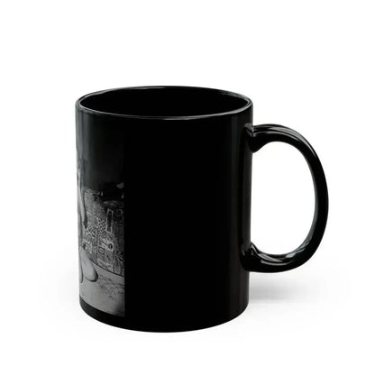 Carol Ohmart #33 (Vintage Female Icon) Black Coffee Mug - Go Mug Yourself