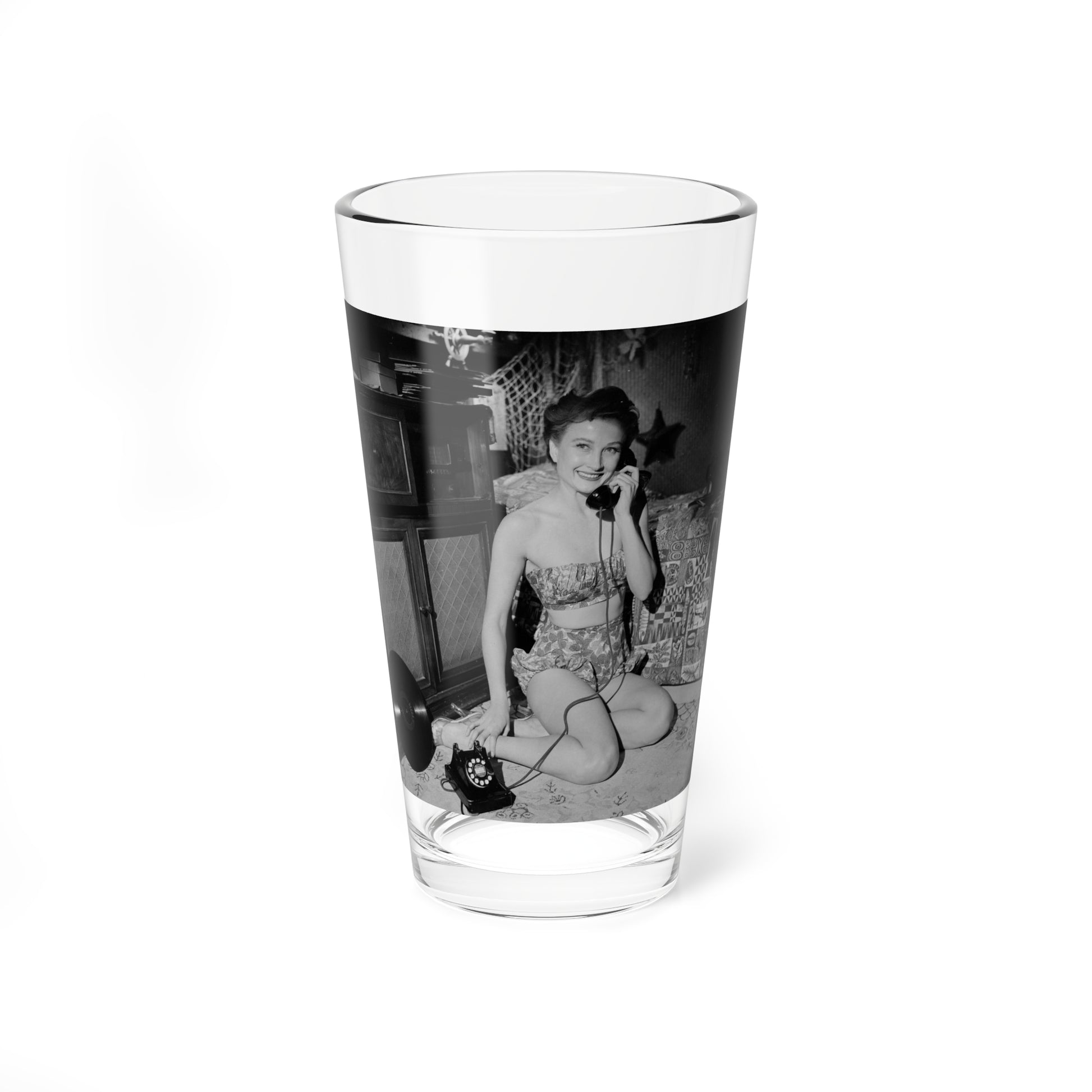 Carol Ohmart #33 (Vintage Female Icon) Pint Glass 16oz-16oz-Go Mug Yourself