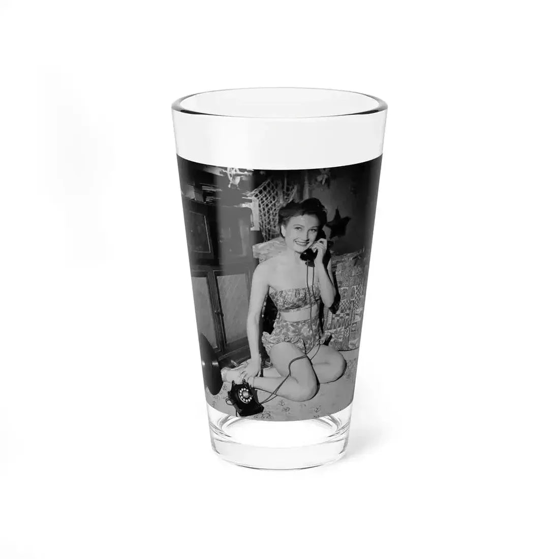 Carol Ohmart #33 (Vintage Female Icon) Pint Glass 16oz 16oz - Go Mug Yourself