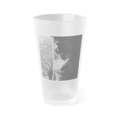 Carol Ohmart #35 (Vintage Female Icon) Frosted Pint Glass 16oz-16oz-Frosted-Go Mug Yourself